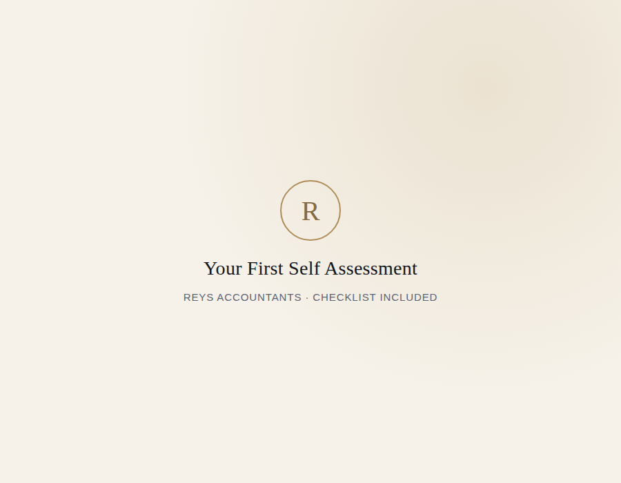 REYS Accountants — First Self Assessment Checklist
